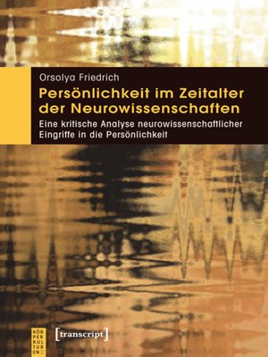 cover image of Persönlichkeit im Zeitalter der Neurowissenschaften